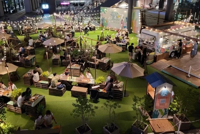 「二子玉川ライズ」PREMIUM BEER TERRACE 2024-HAWAIIAN GRILL-