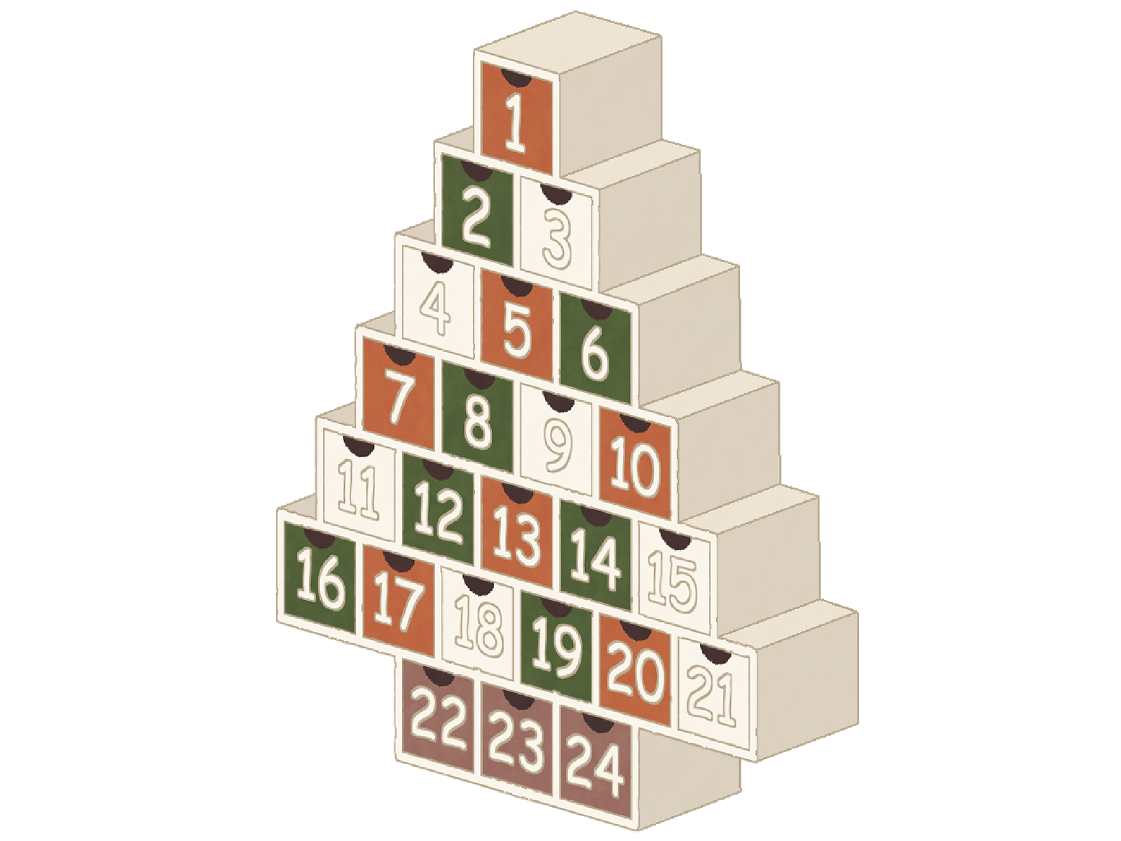 デパートでアドベントカレンダー コスメを通販で