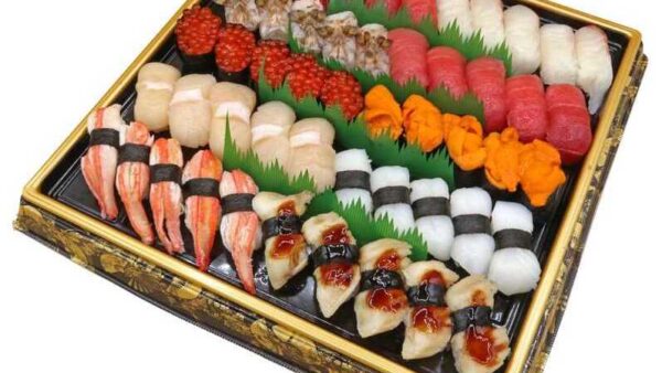 ★【大丸神戸店 店頭受取】鮮魚売場「さかなやの鮨（中島水産）」「特上にぎり鮨【慶】５０　わさび抜き」