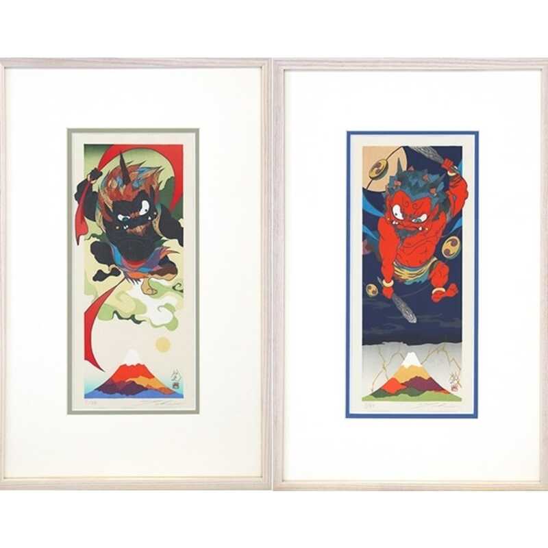 瀧下和之 富嶽風神図