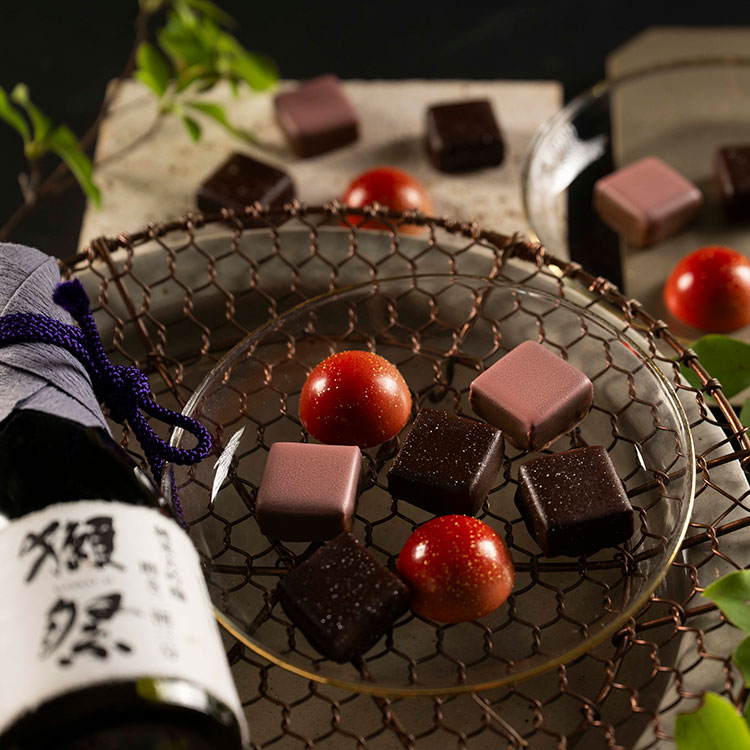 【パティスリー モンシェール】獺祭ボンボンショコラ3個入