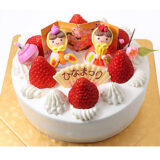 【伊勢丹新宿店 店頭受取】ひな祭りケーキ 日本橋 千疋屋総本店「ひなまつりデコレーション5号」