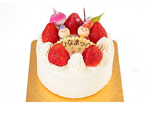 【伊勢丹新宿店 店頭受取】ひな祭りケーキ 日本橋 千疋屋総本店「ひなまつりデコレーション4号」