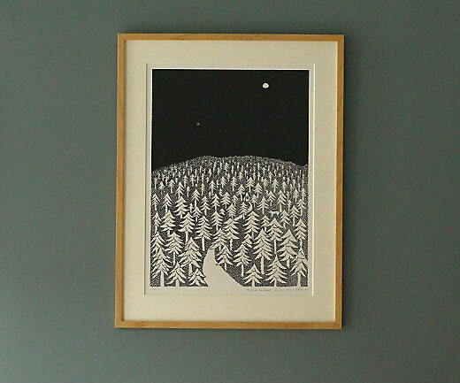 KIIPPAN（クリッパン）×Poster HOUSE IN THE FOREST 26 A3サイズ