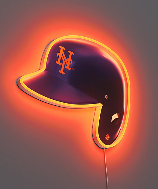 【受注商品】LEDネオンサイン New York Mets Helmet