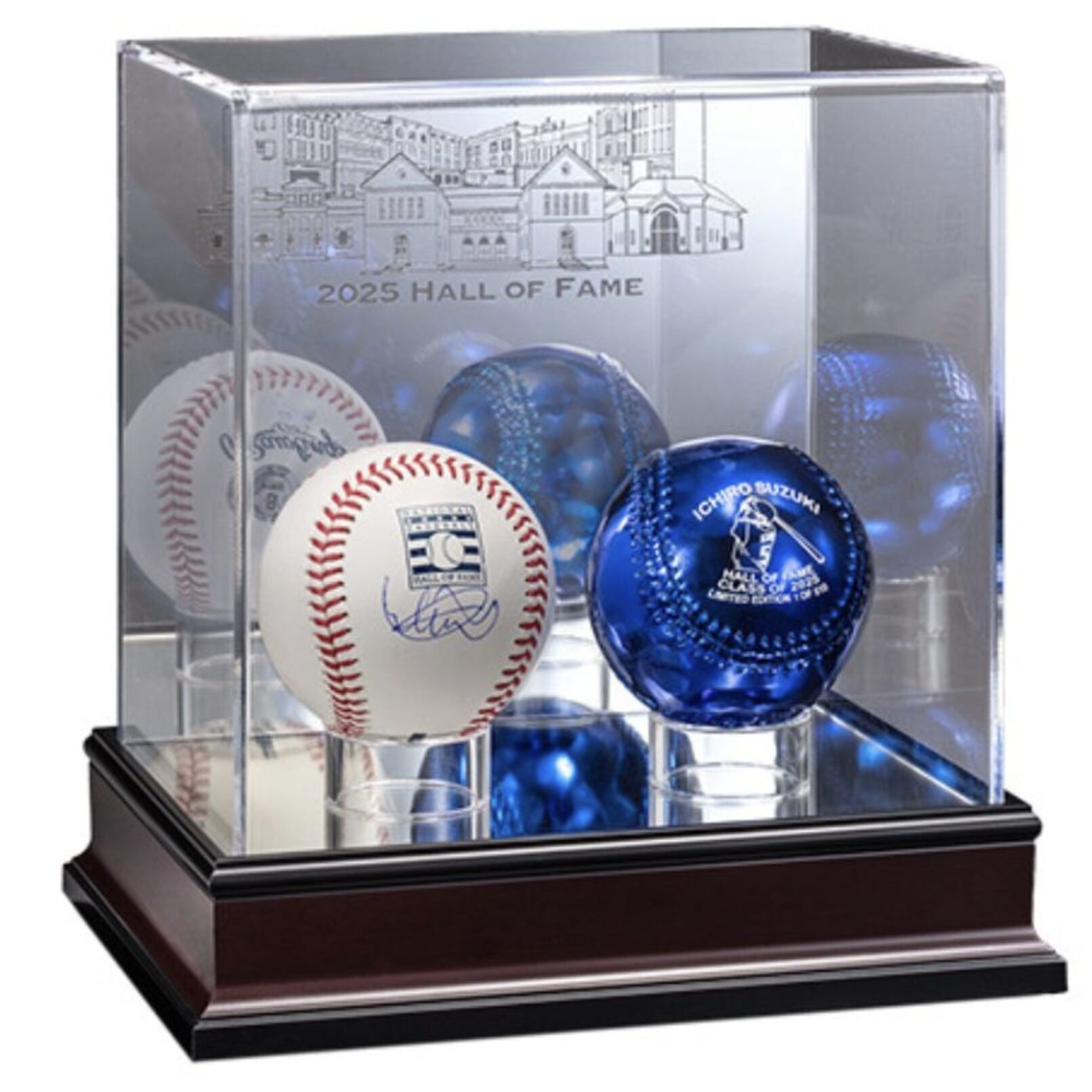 イチロー 2025アメリカ野球殿堂入り特別記念 直筆サインボール 記念ボール付きセット