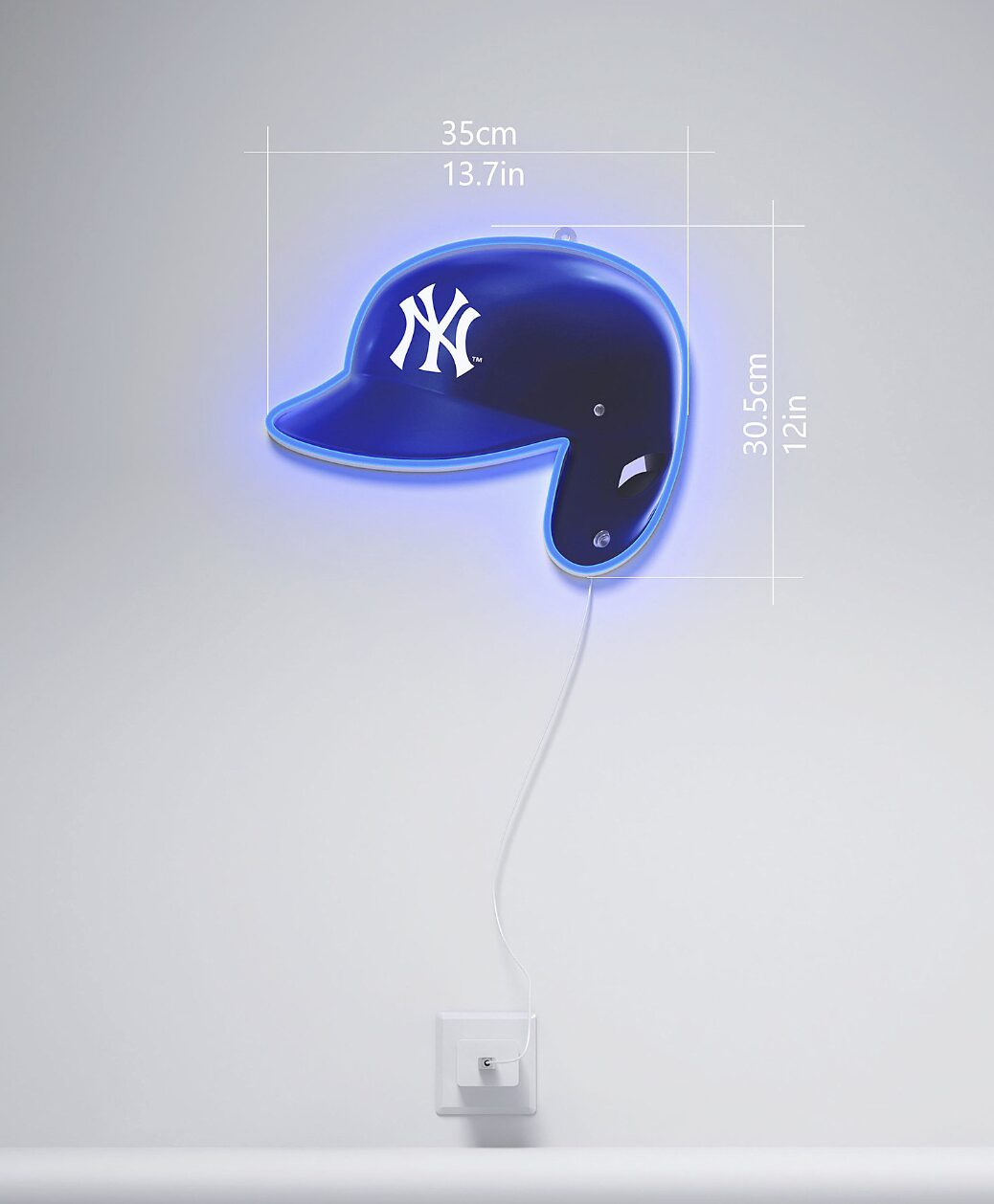 【受注商品】LEDネオンサイン NY Yankees Helmet