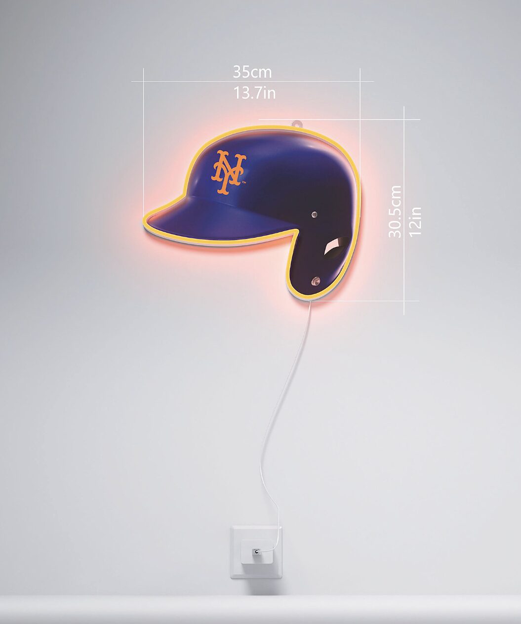 【受注商品】LEDネオンサイン New York Mets Helmet