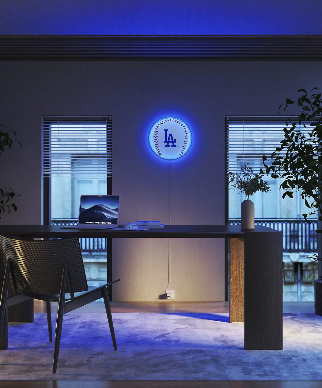 【受注商品】LEDネオンサイン Los Angeles Dodgers Baseball