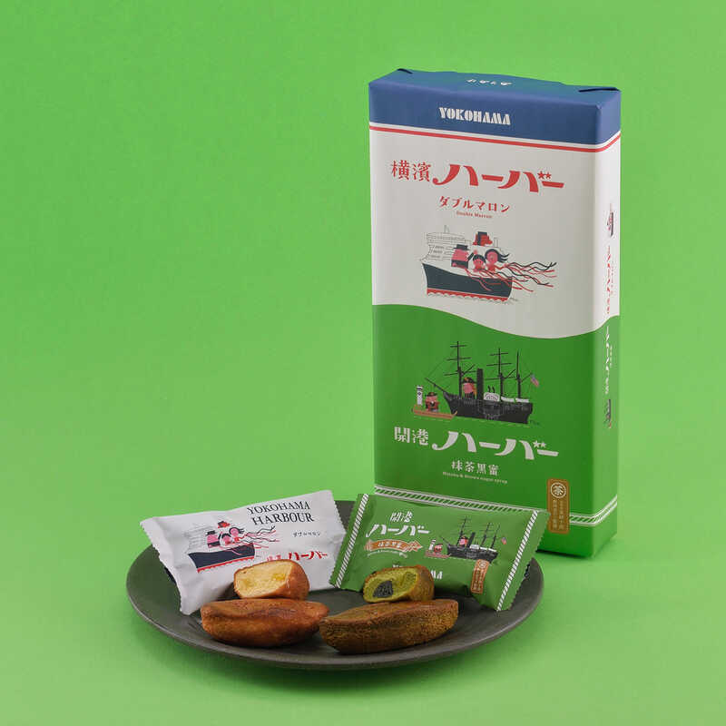 「横濱ハーバーアソート　ダブルマロン＆抹茶黒蜜」ありあけ