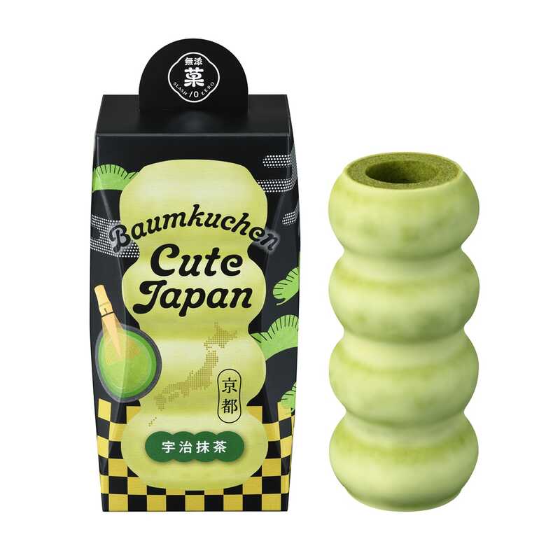 ユーハイム「バウムクーヘンキュートジャパン（宇治抹茶）」
