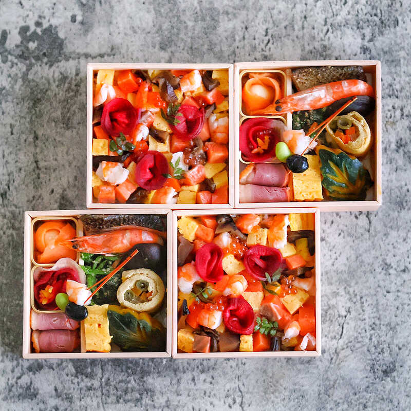 わさび葉寿し梅守（うめもり）「母の日御膳」