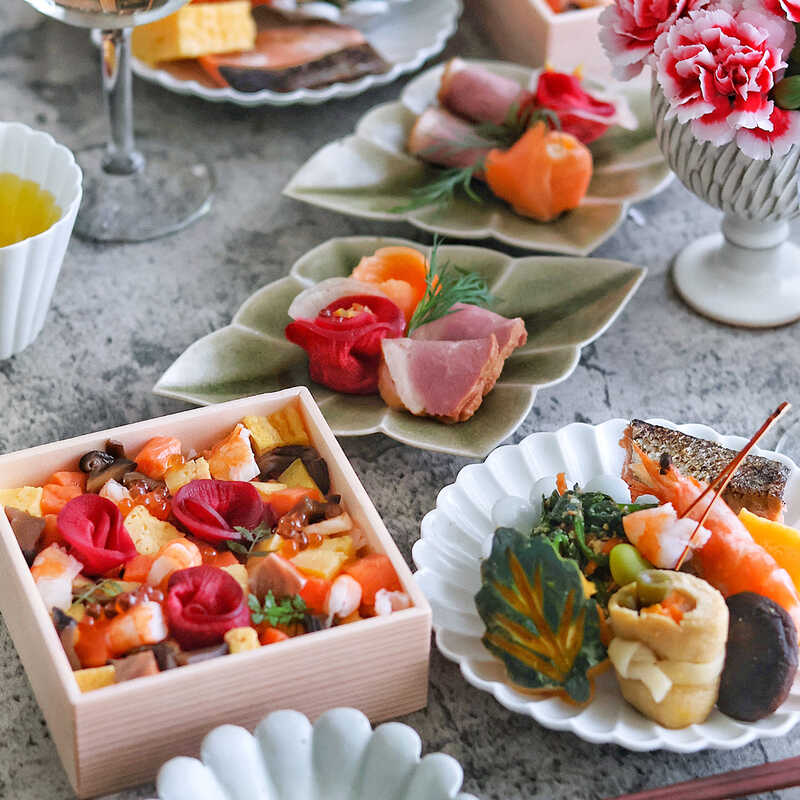 わさび葉寿し梅守（うめもり）「母の日御膳」