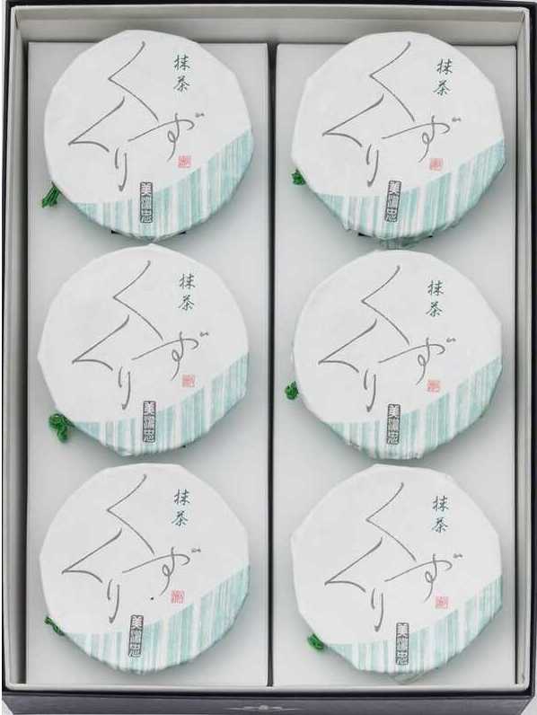 美濃忠 抹茶くずくり6個入