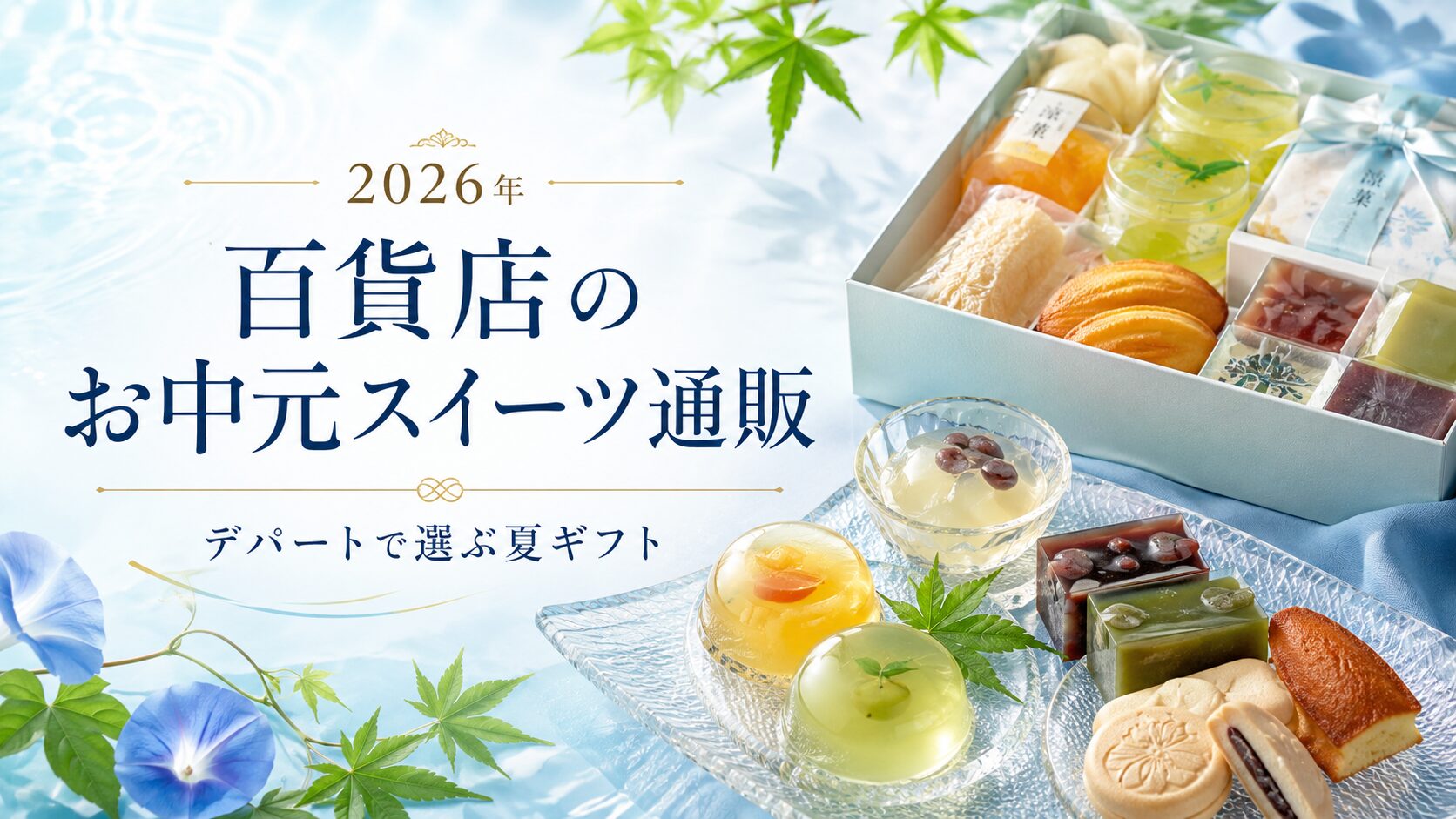 迷わないお中元スイーツ選び｜百貨店のオンラインショッピング