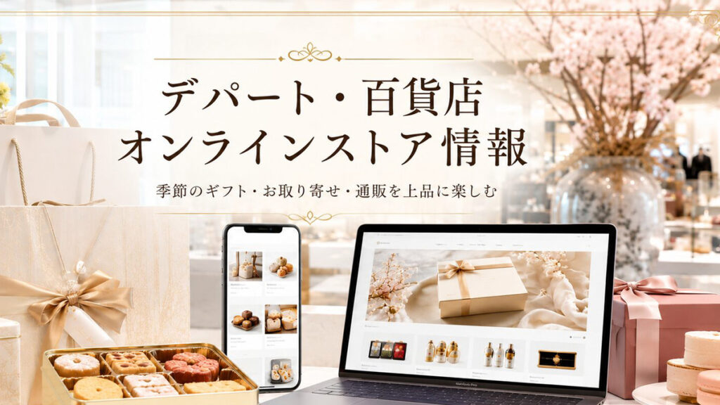 デパート通販・百貨店オンラインストア情報